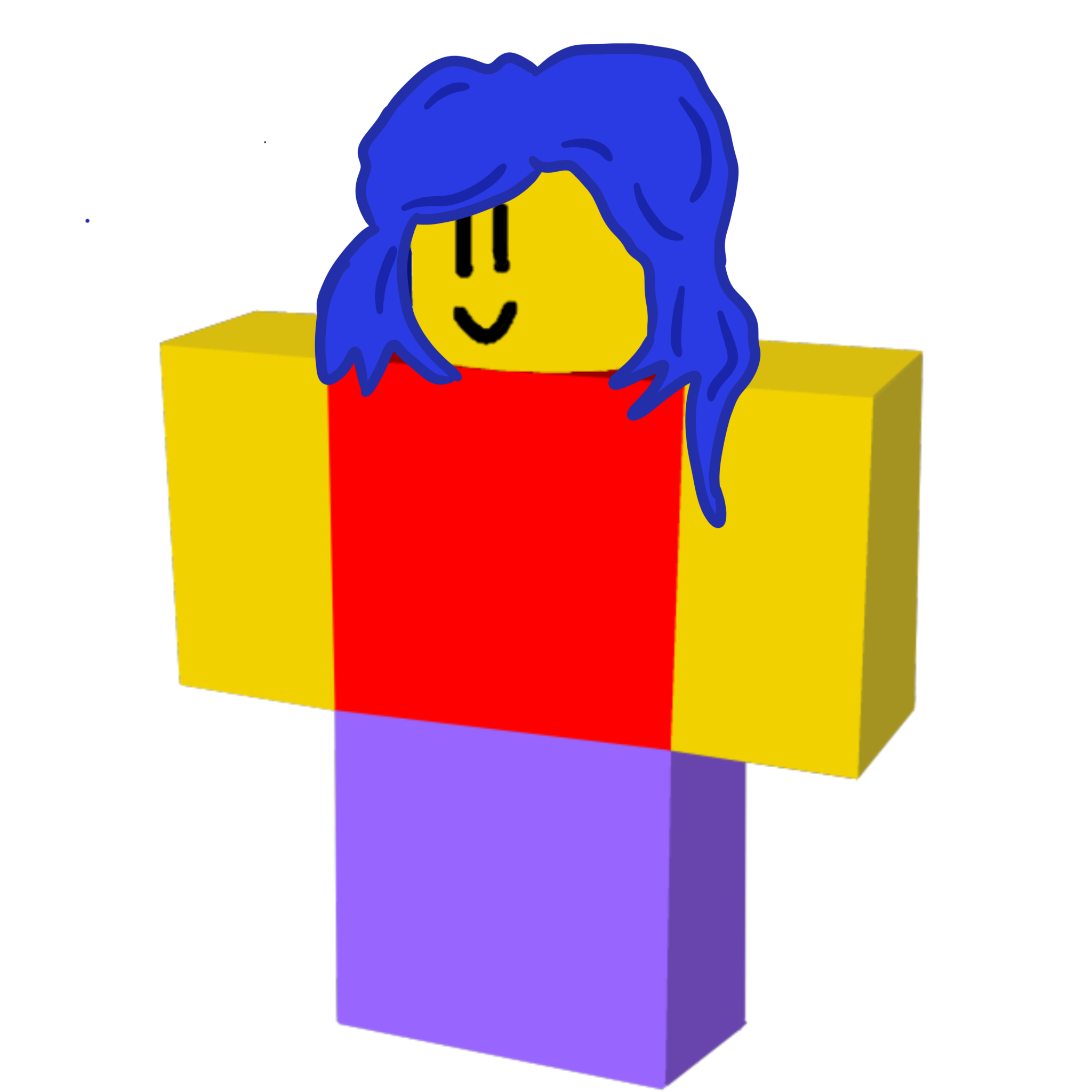 Mia's Blue Hair